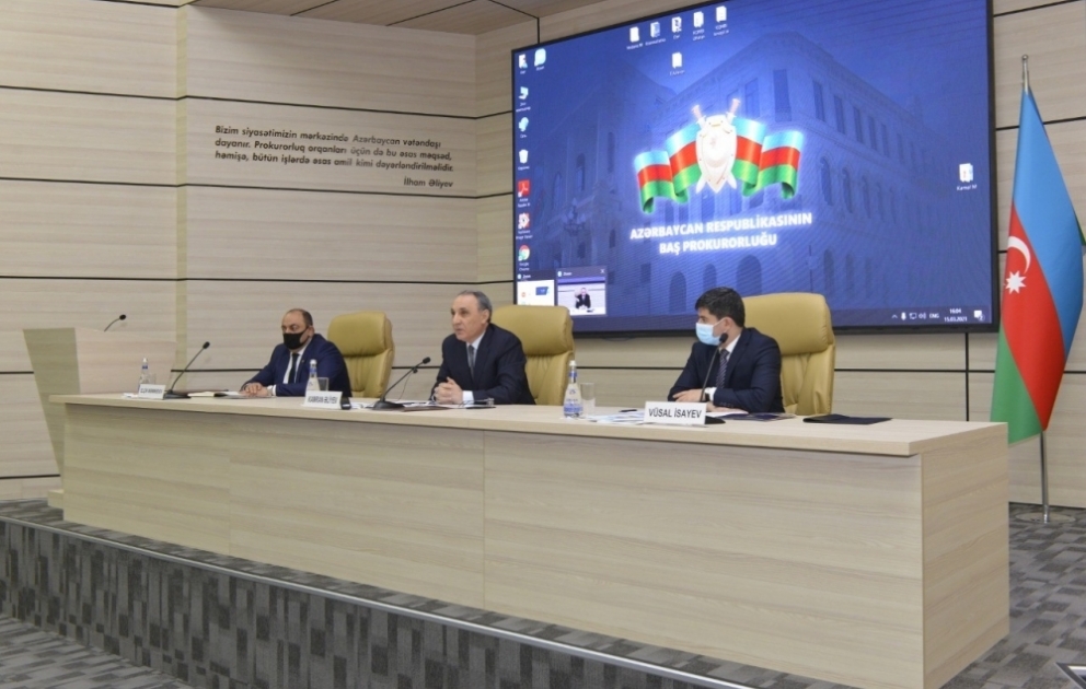 Azərbaycan Respublikasının Baş prokuroru yanında Elmi-Məsləhət Şurasının iclası keçirilib VİDEO