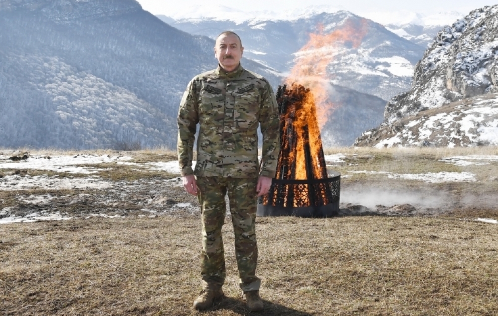 Prezident İlham Əliyev: Novruz bayramını Şuşada, Cıdır düzündə qeyd etməyimiz tarixi hadisədir VİDEO