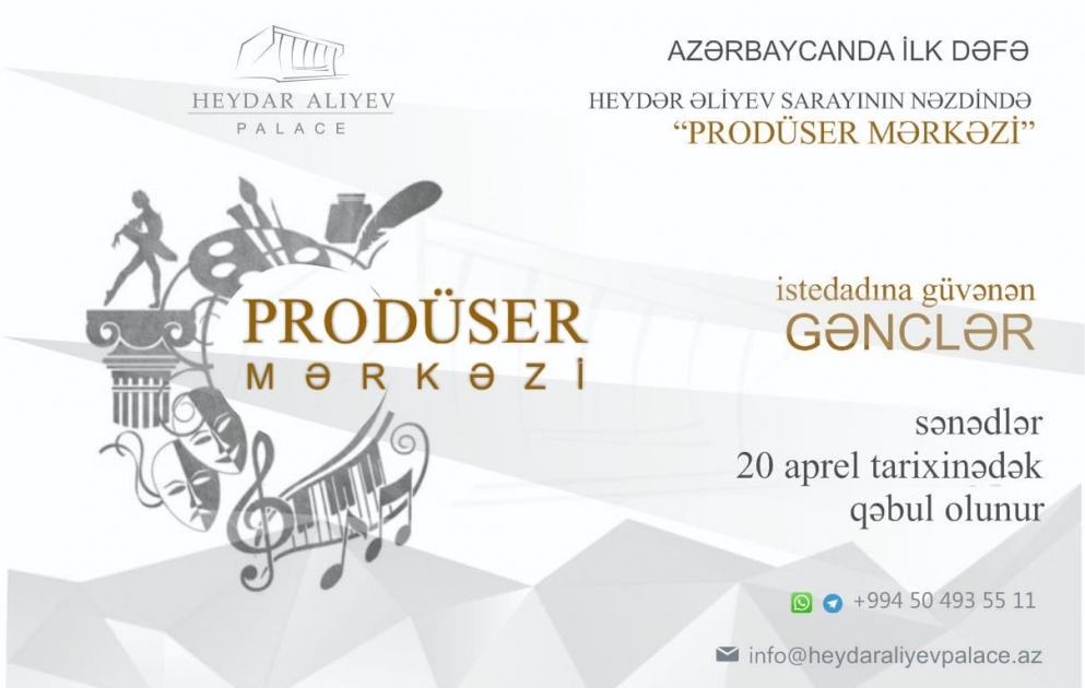 Azərbaycanda ilk dəfə “Prodüser mərkəzi” yaradılıb VİDEO