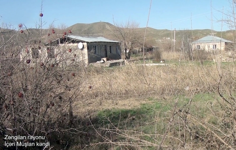 Видеокадры из села Ичери Мушлан Зангиланского района ВИДЕО