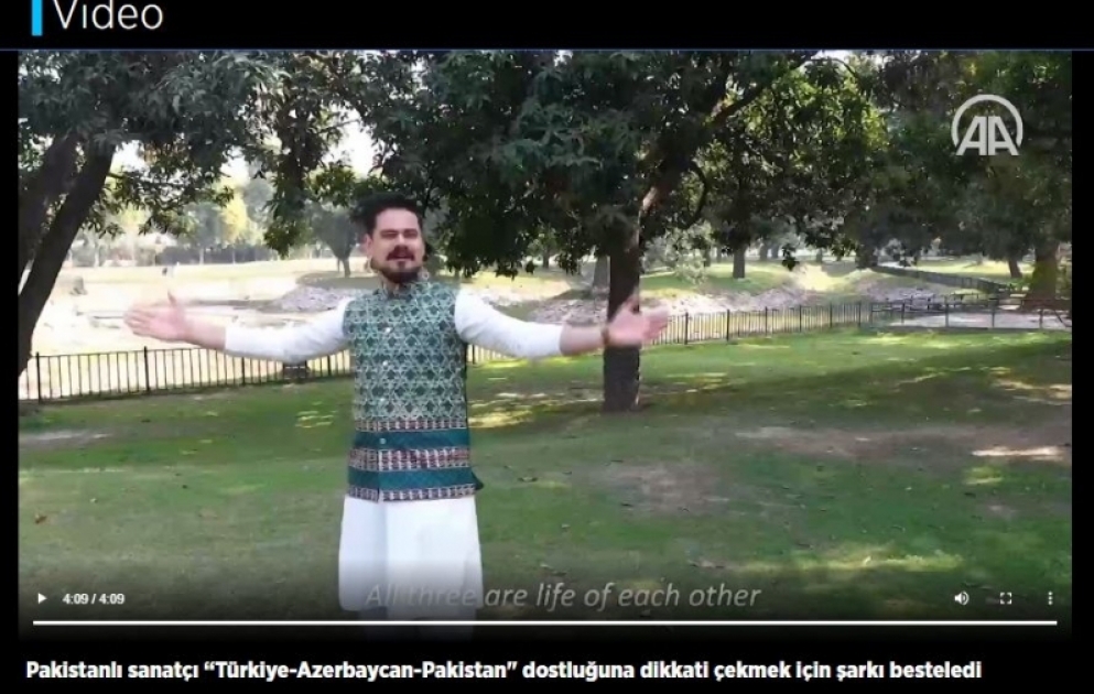 Azərbaycan-Türkiyə-Pakistan qardaşlığına həsr olunmuş mahnı bəstələnib VİDEO