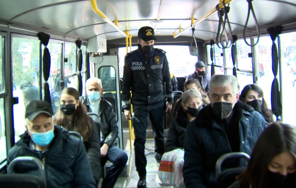 Sumqayıt polisi koronavirus pandemiyasının yayılmasının qarşısının alınması məqsədi reyd keçirib VİDEO