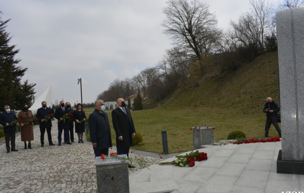 Azərbaycanlıların soyqırımının 103-cü ildönümü Quba Soyqırımı Memorial Kompleksində anılıb VİDEO