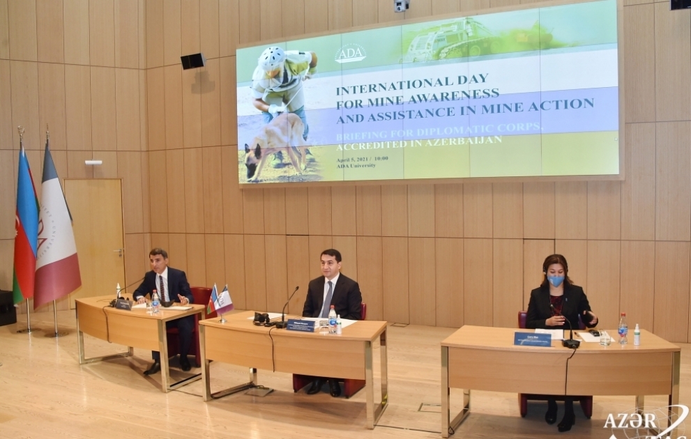 Hikmat Hajiyev: Armenia impedes restoration works by hiding mine maps VIDEO
