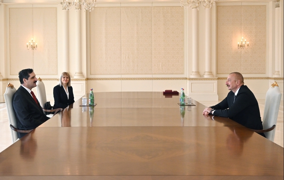 Prezident İlham Əliyev Türkiyənin Azərbaycandakı səfirini qəbul edib YENİLƏNİB VİDEO