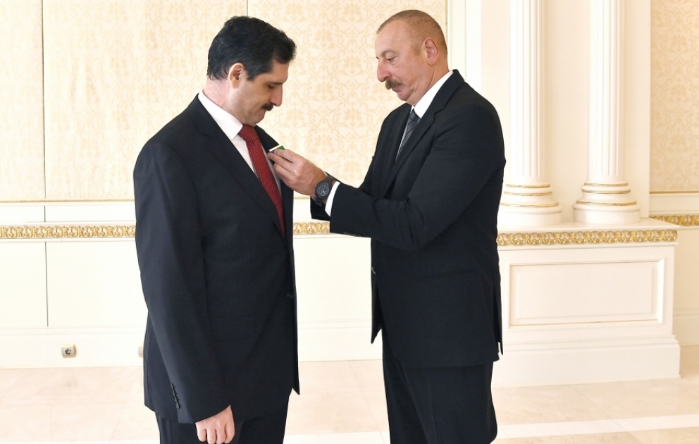 Präsident Ilham Aliyev empfängt türkischen Botschafter in Aserbaidschan VIDEO
