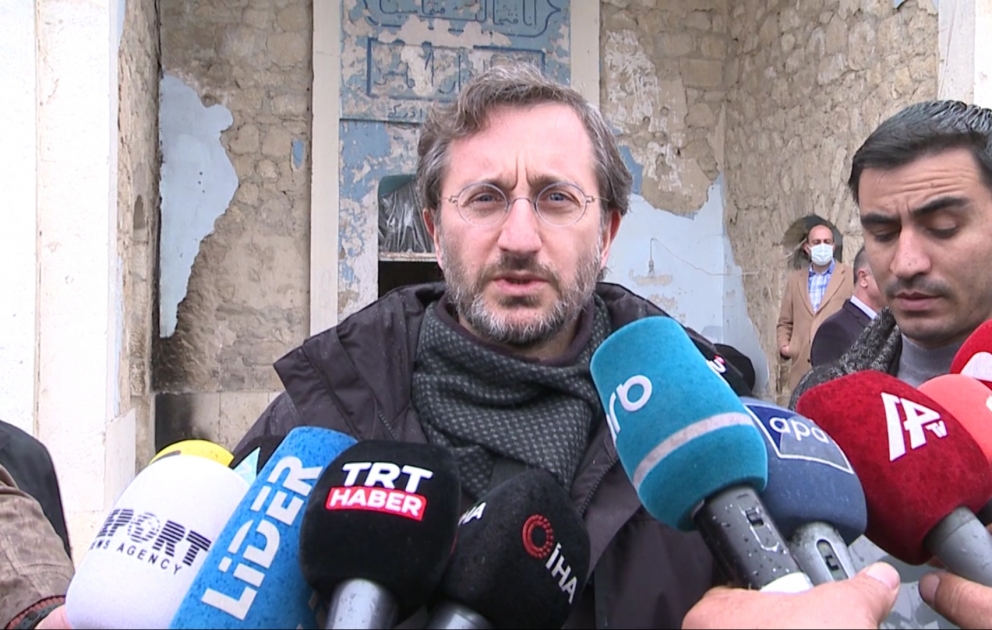 Fahrettin Altun: Türkiyə işğaldan azad edilmiş ərazilərin bərpasında Azərbaycanın yanında olacaq VİDEO