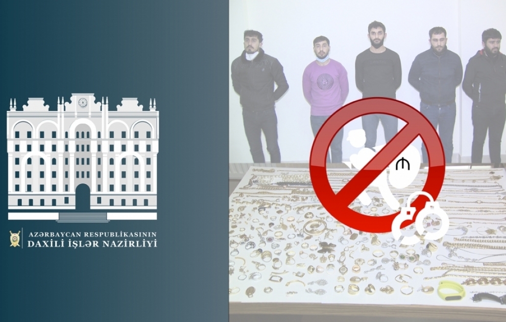 Bakıda 17 evdən oğurluq edən dəstənin üzvləri saxlanılıb VİDEO