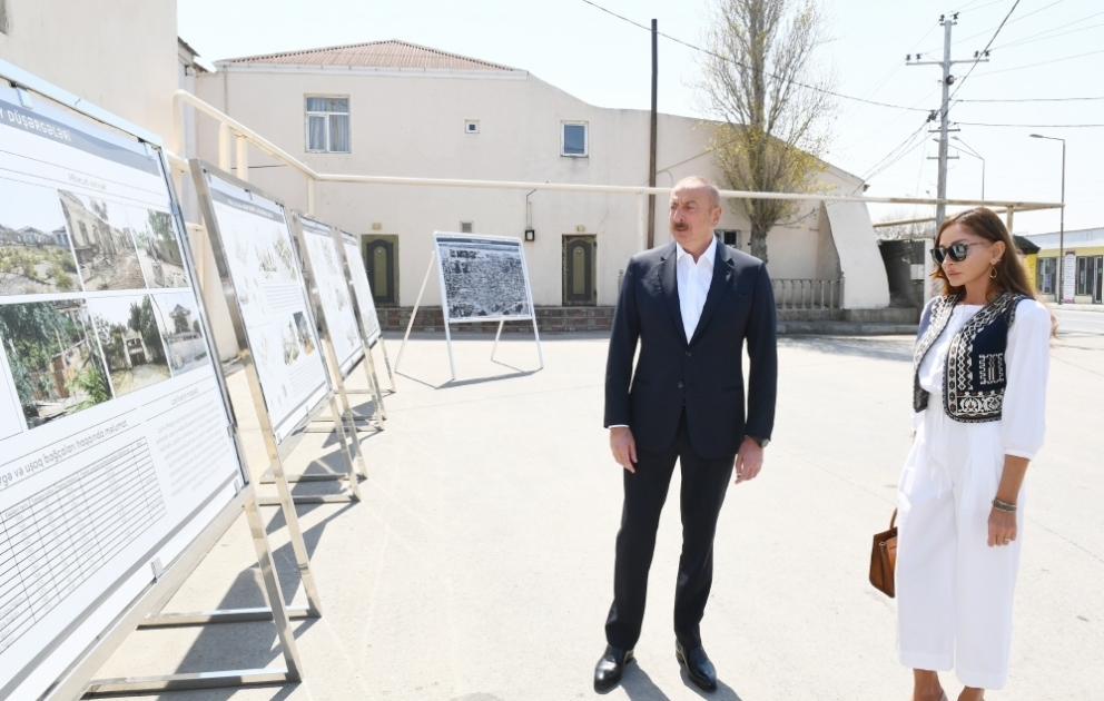 Reconstruction and restoration work launched in Pirshaghi settlement, Baku  President Ilham Aliyev and First Lady Mehriban Aliyeva attended the event VIDEO