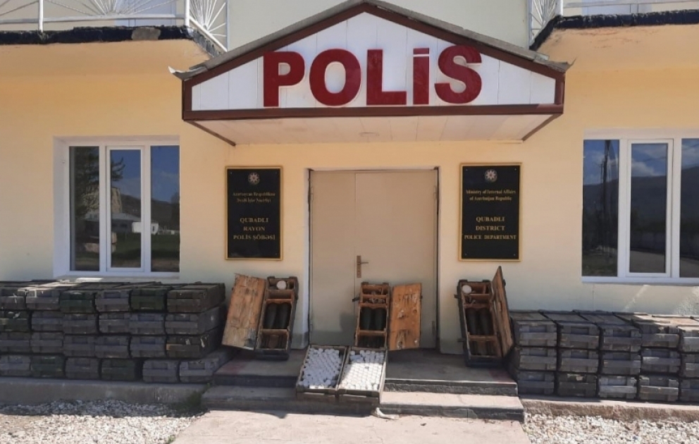 Qubadlıda döyüş sursatları aşkar edilib VİDEO