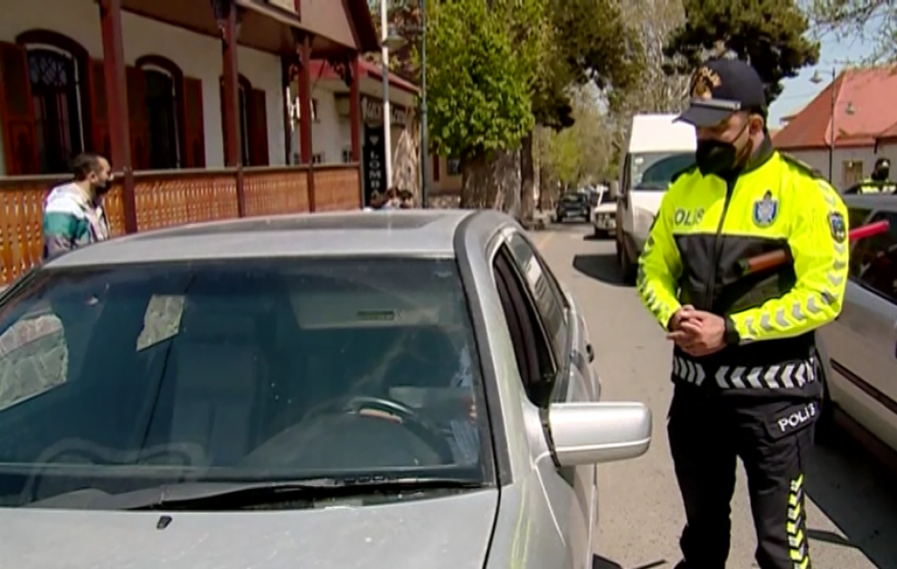Şəmkirdə yol polisi reyd keçirib VİDEO