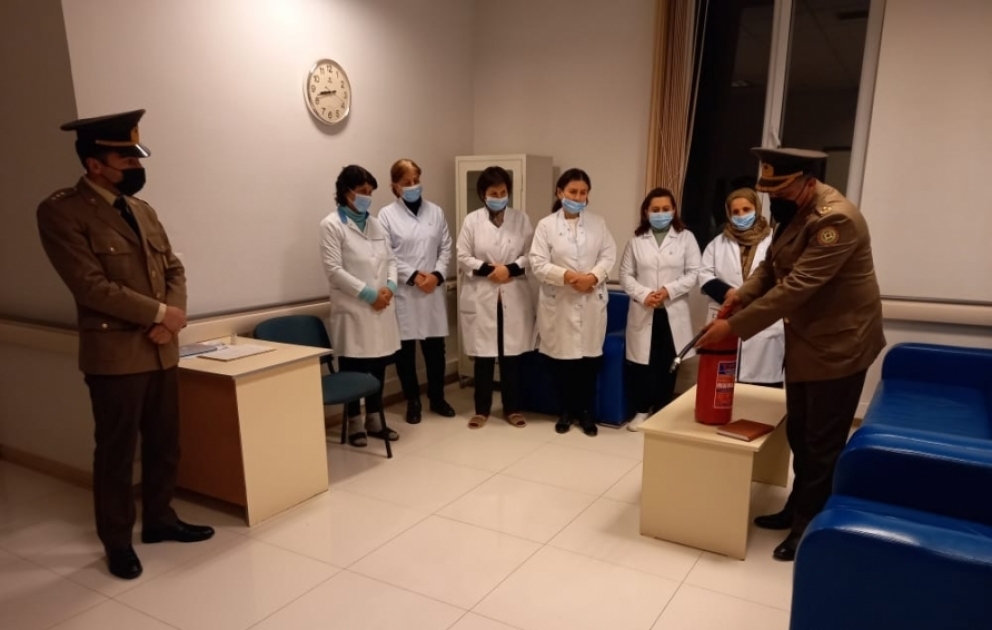 FHN-in Dövlət Yanğın Nəzarəti Xidməti tibb müəssisələrində yanğın təhlükəsizliyi ilə bağlı vəziyyəti qiymətləndirib VİDEO