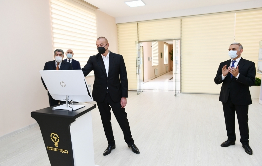 Hacıqabulda 110/35/10 kilovoltluq “Qarasu” yarımstansiyası istismara verilib  YENİLƏNİB VİDEO