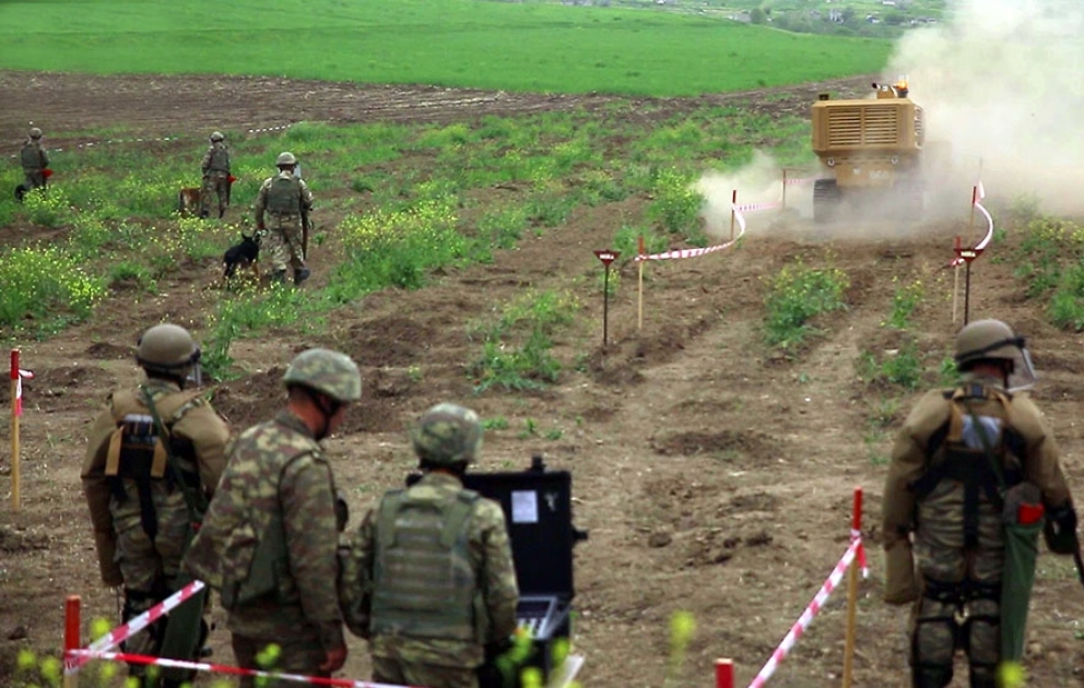 Azerbaijan’s Defense Ministry: Activity of the engineering troops in the liberated territories continue VIDEO