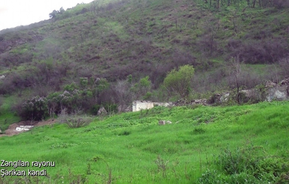 Azerbaijan’s Defense Ministry releases video footages of Sharikan village, Zangilan district VIDEO