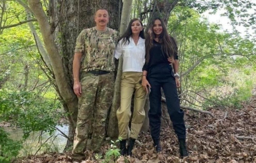 Erste Vizepräsidentin Mehriban Aliyeva veröffentlicht auf Instagram Videoaufnahmen aus Besuch in Regionen Jabrayil und Zangilan VIDEO