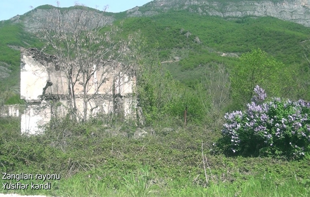 Azerbaijan’s Defense Ministry releases video footages of Yusiflar village, Zangilan district VIDEO