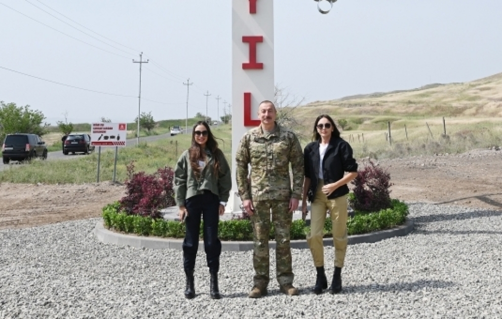 Le président Ilham Aliyev et la première dame Mehriban Aliyeva ont été dans les régions de Djabraïl et Zenguilan VIDEO