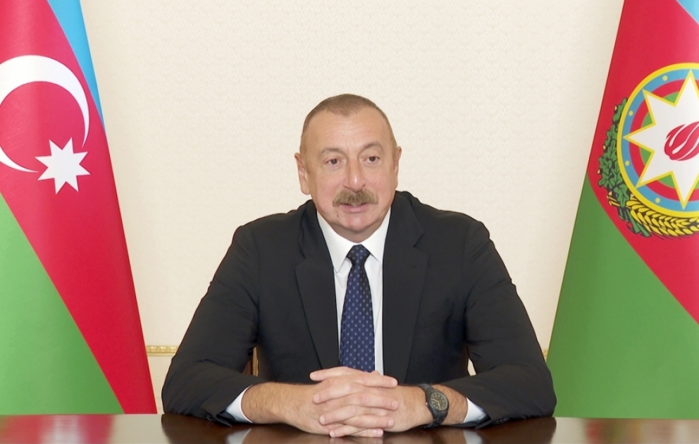 Präsident Ilham Aliyev und Präsident des Weltwirtschaftsforums treffen sich im Videokonferenzformat VIDEO