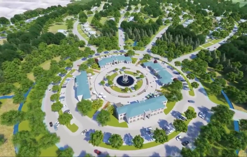 Pose de la première pierre du premier « Village intelligent » au Karabagh VIDEO