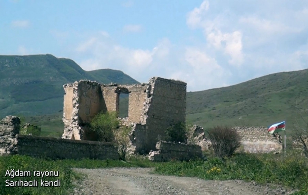 Azerbaijan’s Defense Ministry releases video footages of Sarihajili village, Aghdam district VIDEO