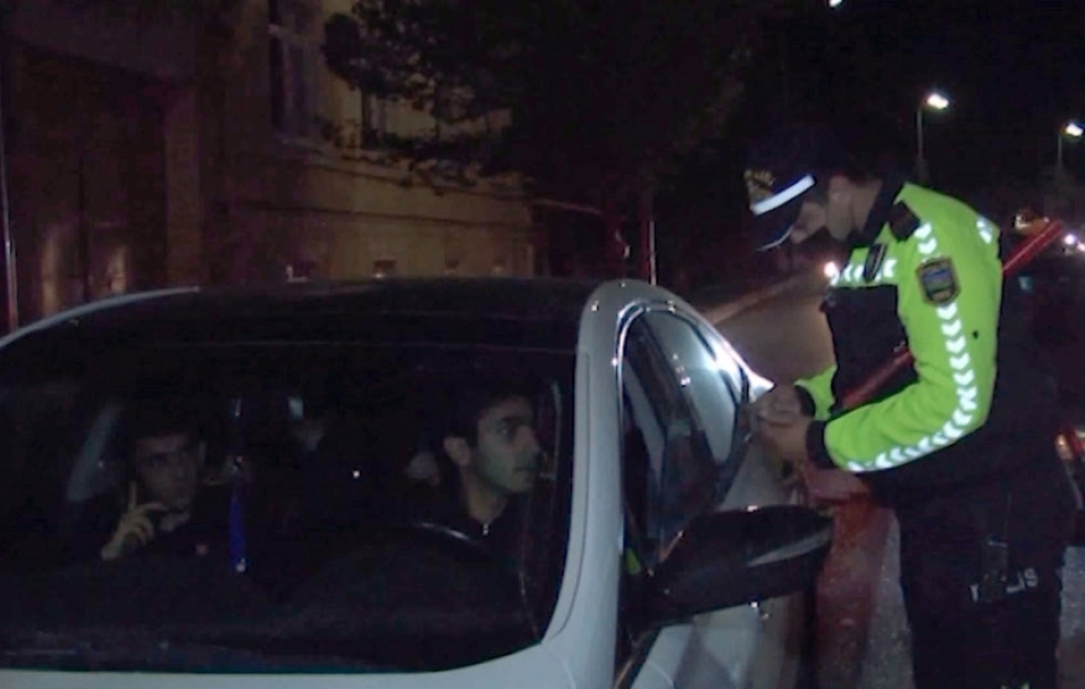 Yol polisi əməkdaşları Gəncədə reyd keçirib VİDEO