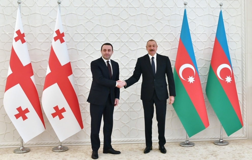 President Ilham Aliyev received Georgian Prime Minister VIDEO