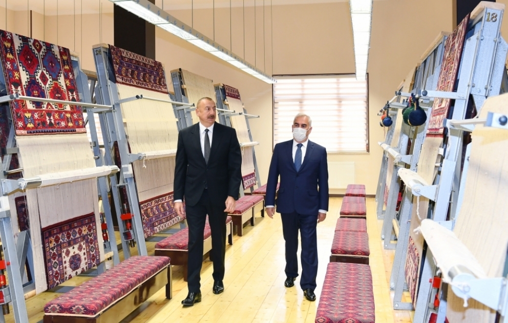 Prezident İlham Əliyev “Azərxalça” ASC-nin Naxçıvan filialının açılışında iştirak edib YENİLƏNİB VİDEO