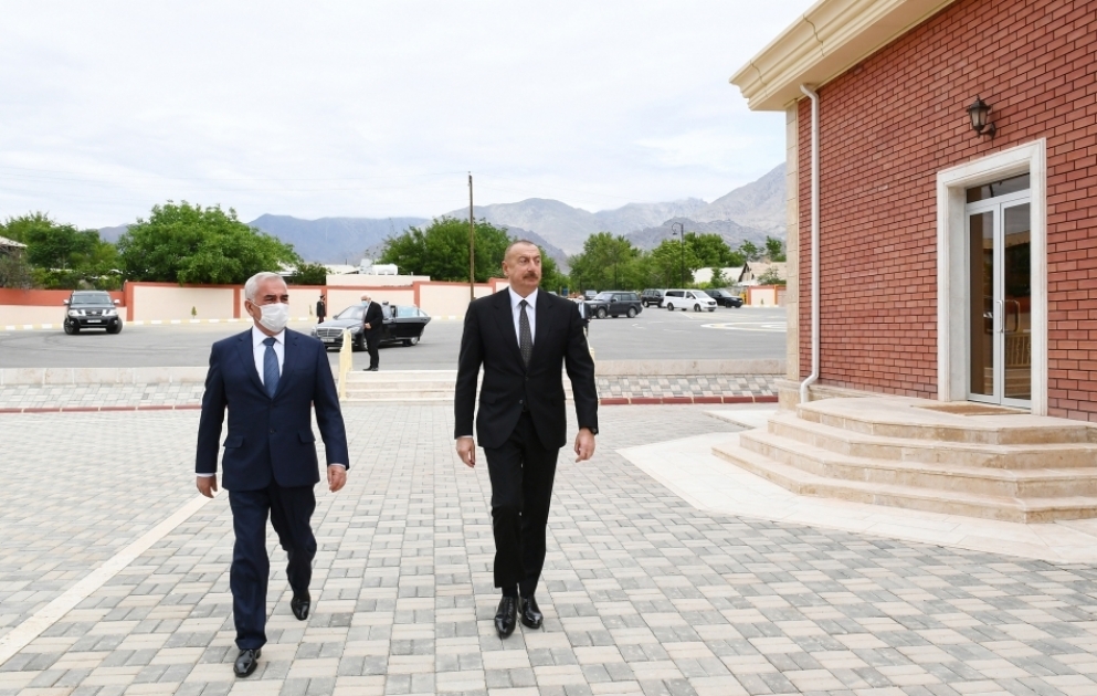 Le président azerbaïdjanais visite la gare ferroviaire d’Ordoubad VIDEO