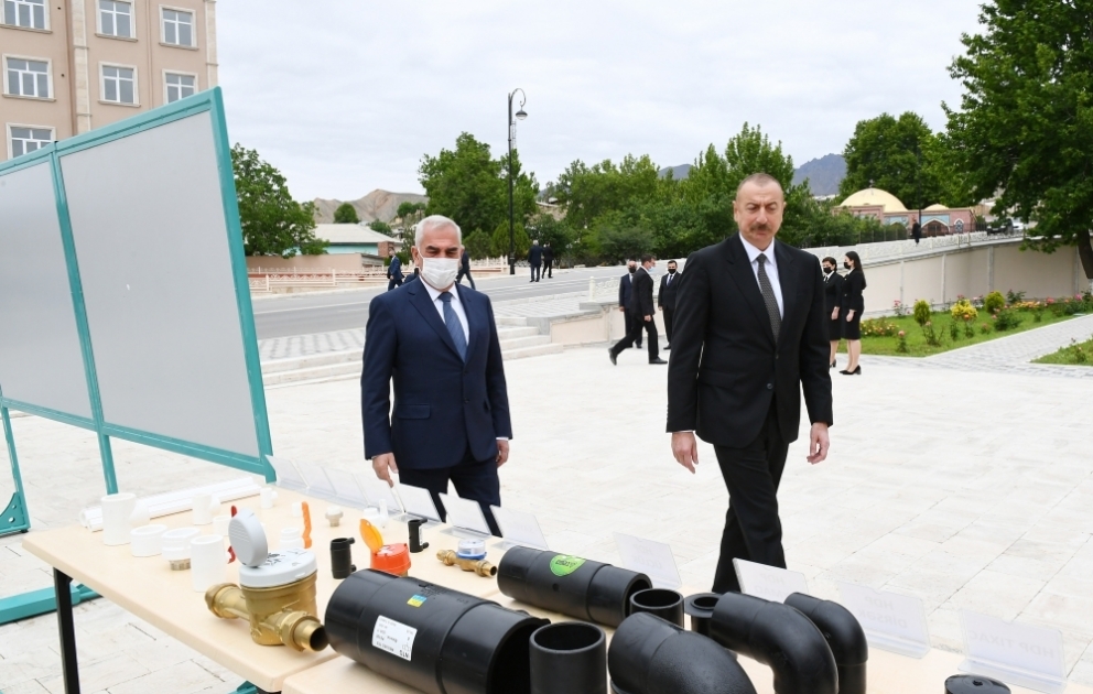 “Reconstruction of drinking water supply and sewerage systems in Ordubad district center and surrounding villages” project launched VIDEO