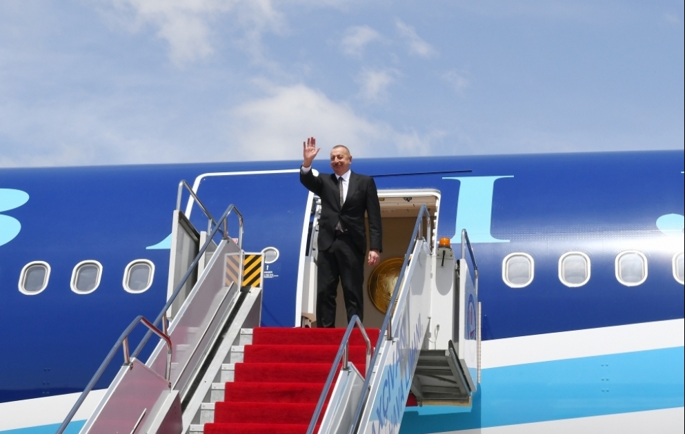 Aserbaidschans Präsident Ilham Aliyev beendet seinen Besuch in Nachitschewan VIDEO
