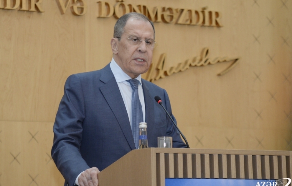 Sergey Lavrov: Bölgədəki vəziyyəti normallaşdırmaq üçün razılaşmaları tam həyata keçirmək vacibdir VİDEO