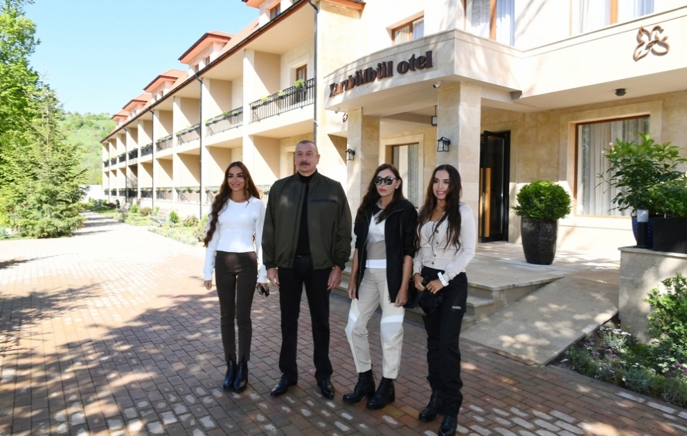 Şuşada “Xarıbülbül” otelinin yenidənqurmadan sonra açılışı olub YENİLƏNİB VİDEO