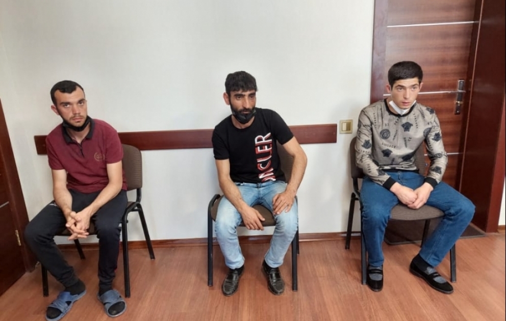 Goranboyda oğurluq edən şəxslər saxlanılıblar VİDEO