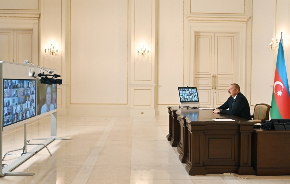 Nizami Ganjavi International Center’s web discussion themed “The South Caucasus: Regional Development and Prospective for Cooperation” was held with participation of President Ilham Aliyev VIDEO