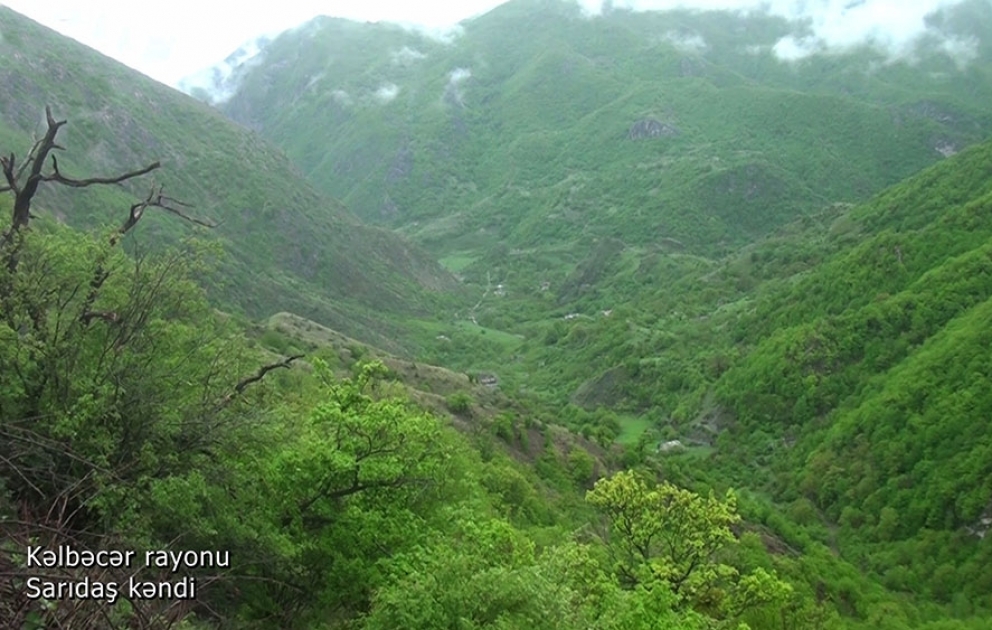 Azerbaijan’s Defense Ministry releases video footages of Saridash village, Kalbajar district VIDEO