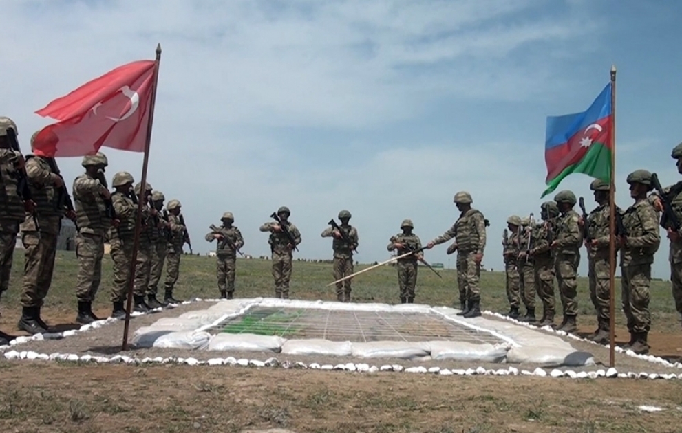 Azərbaycan və Türkiyə hərbçilərinin iştirakı ilə taktiki təlim keçirilib VİDEO
