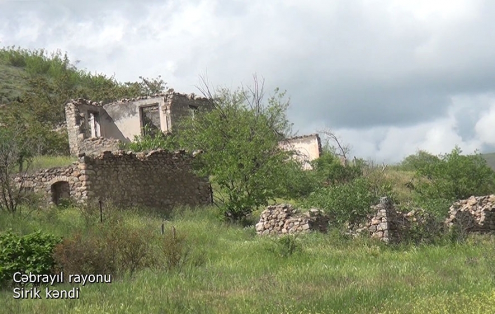 Azerbaijan’s Defense Ministry releases video footages of Sirik village, Jabrayil district VIDEO