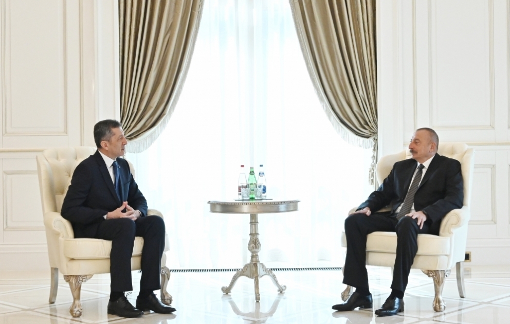 Le président Ilham Aliyev reçoit le ministre turc de l’Education nationale VIDEO
