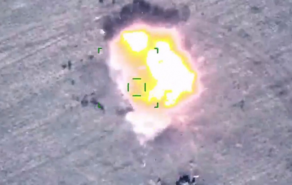 Verteidigungsministerium veröffentlicht Videos, die die Zerstörung feindlicher militärischer Ausrüstung während des Vaterländischen Kriegs zeigen VIDEO