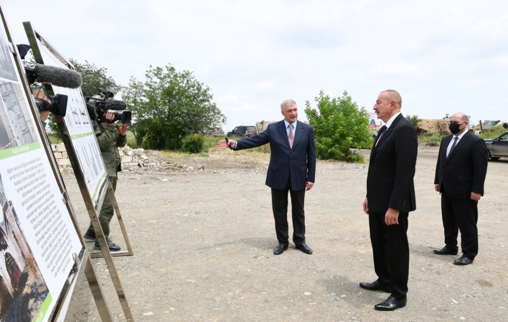 Prezident İlham Əliyev Ağdamda Qiyaslı məscidində olub YENİLƏNİB VİDEO