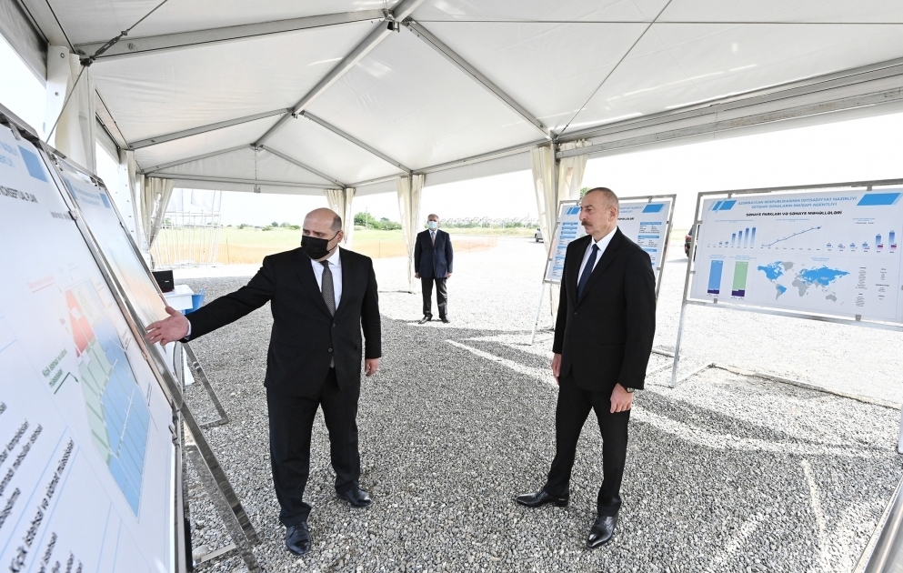 President Ilham Aliyev attended groundbreaking ceremony for Aghdam Industry Park VIDEO