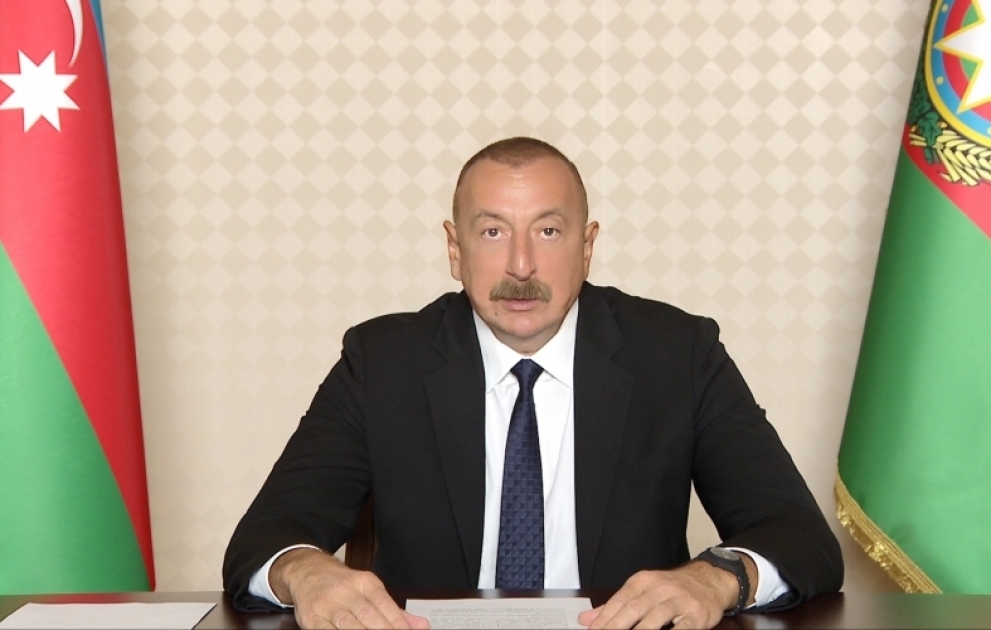 Le président azerbaïdjanais Ilham Aliyev intervient par visioconférence à la 74e session de l’Assemblée mondiale de la Santé VIDEO