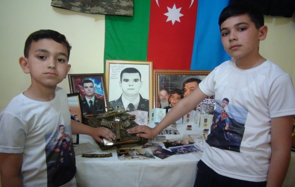 Şəhidin həyat yoldaşı: Çalışacağam ki, oğlanlarım ataları kimi layiqli övlad olsunlar VİDEO