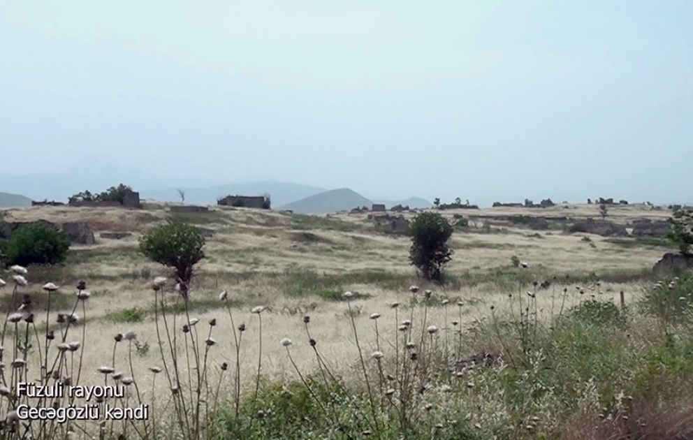 Azerbaijan’s Defense Ministry releases video footages of Gejagozlu village, Fuzuli district VIDEO