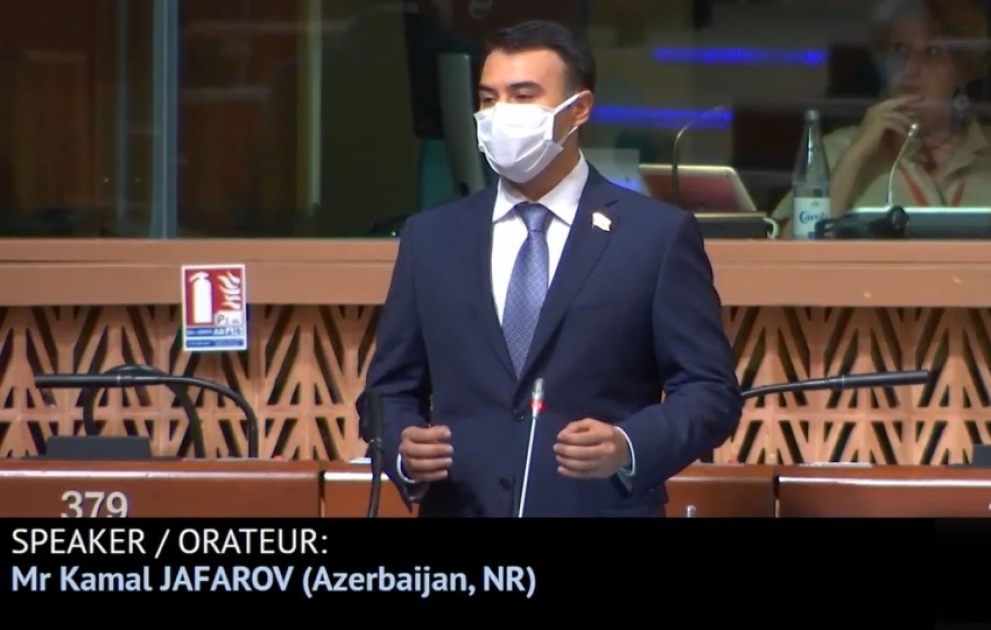 Azərbaycanlı deputat AŞPA üzvlərini mina xəritələrini vermək üçün Ermənistana təzyiq göstərməyə çağırıb VİDEO