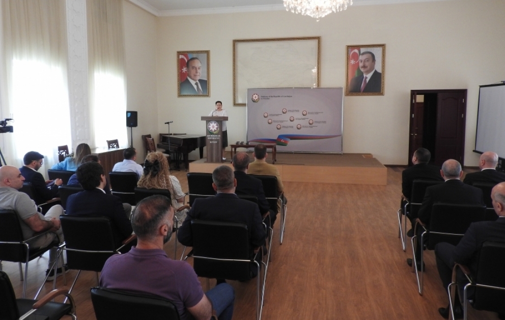 Ukraynadakı Azərbaycan diasporunun rəhbərləri və fəalları təltif ediliblər VİDEO