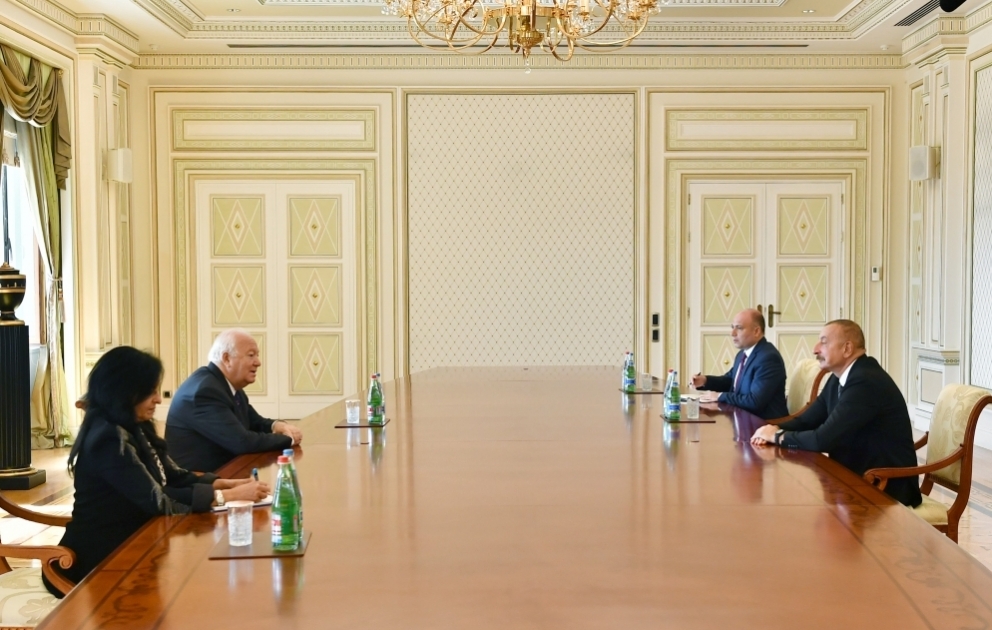 Президент Ильхам Алиев принял верховного представителя Альянса цивилизаций ООН  ОБНОВЛЕНО ВИДЕО