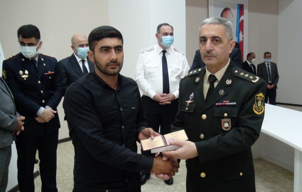 Sabirabadda Vətən müharibəsi şəhidlərinin ailələrinə, qazilərə orden və medallar təqdim edilib VİDEO