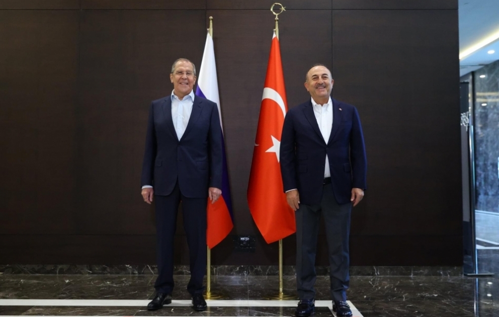 Antalyada Türkiyə və Rusiya xarici işlər nazirlərinin görüşü keçirilir VİDEO